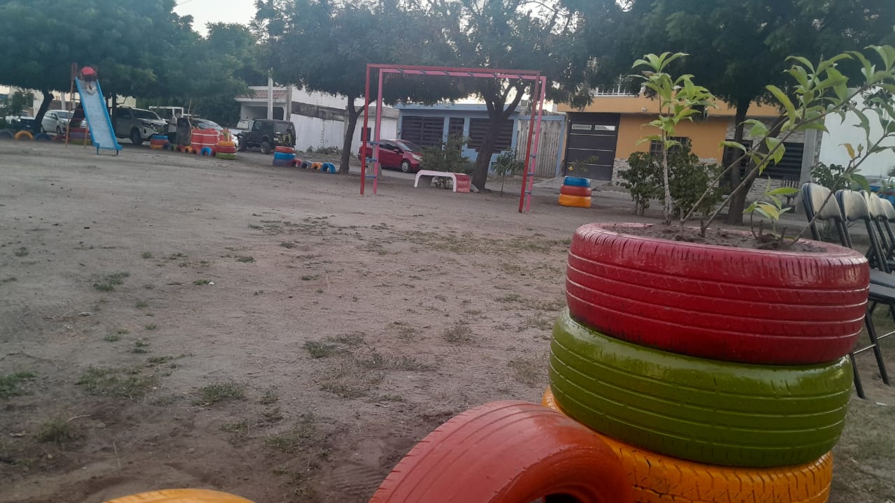 Rehabilitación de parque en la Jaripillo de Mazatlán, Sinaloa