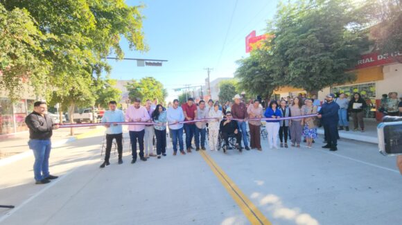 “Es una obra bien hecha”: Alcaldesa entrega la rehabilitación de la calle Cuauhtémoc en Guasave, Sinaloa