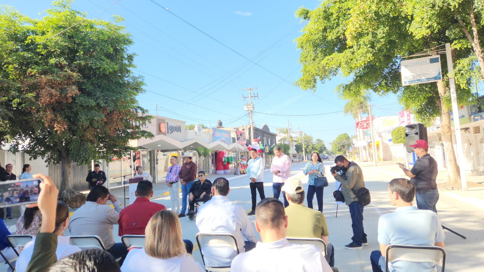 Alcaldesa entrega la rehabilitación de la calle Cuauhtémoc en Guasave