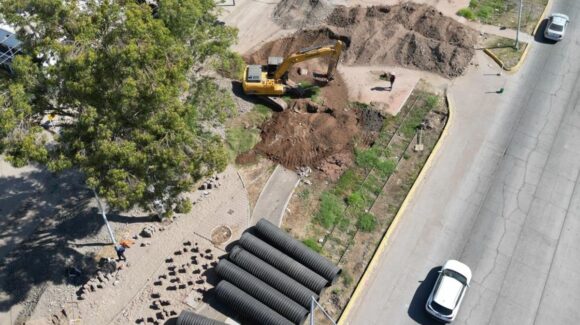 Se concretan avances hasta del 50% en trabajos del socavón del bulevar Centenario en Los Mochis, Sinaloa