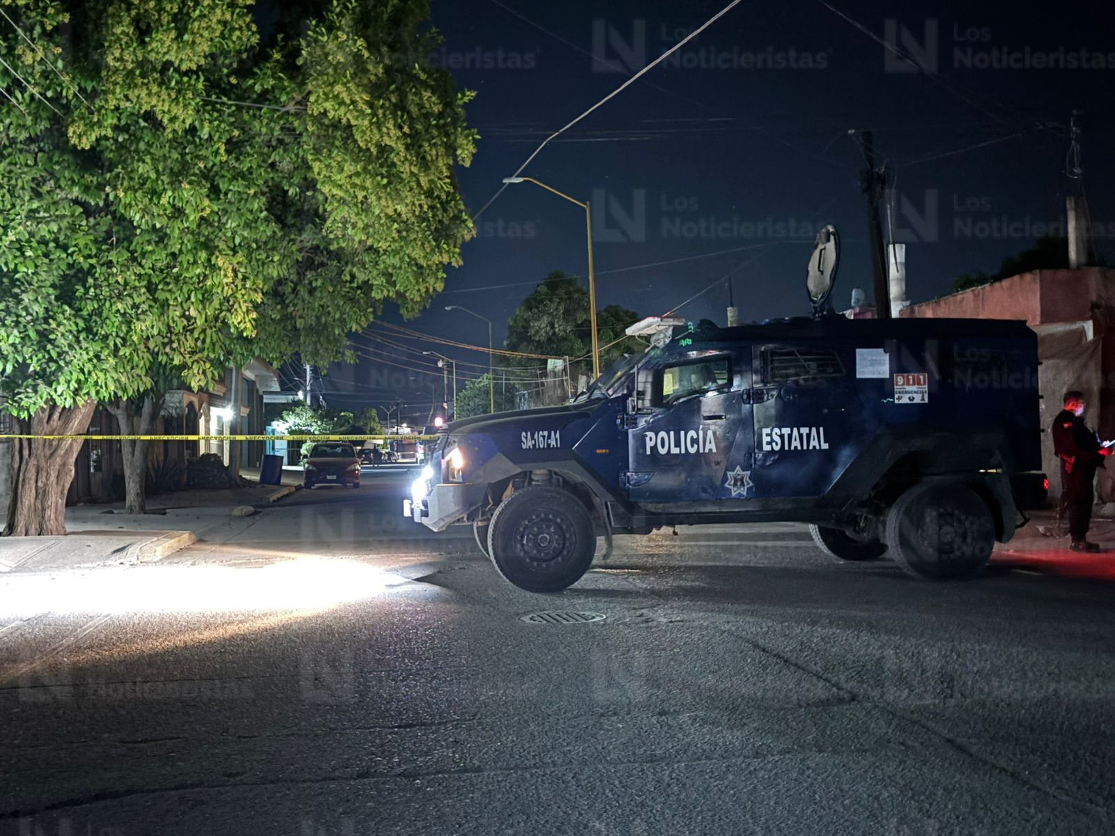 Vehículo Tiger de la Policía Estatal de Sinaloa en Villa Juárez, Navolato