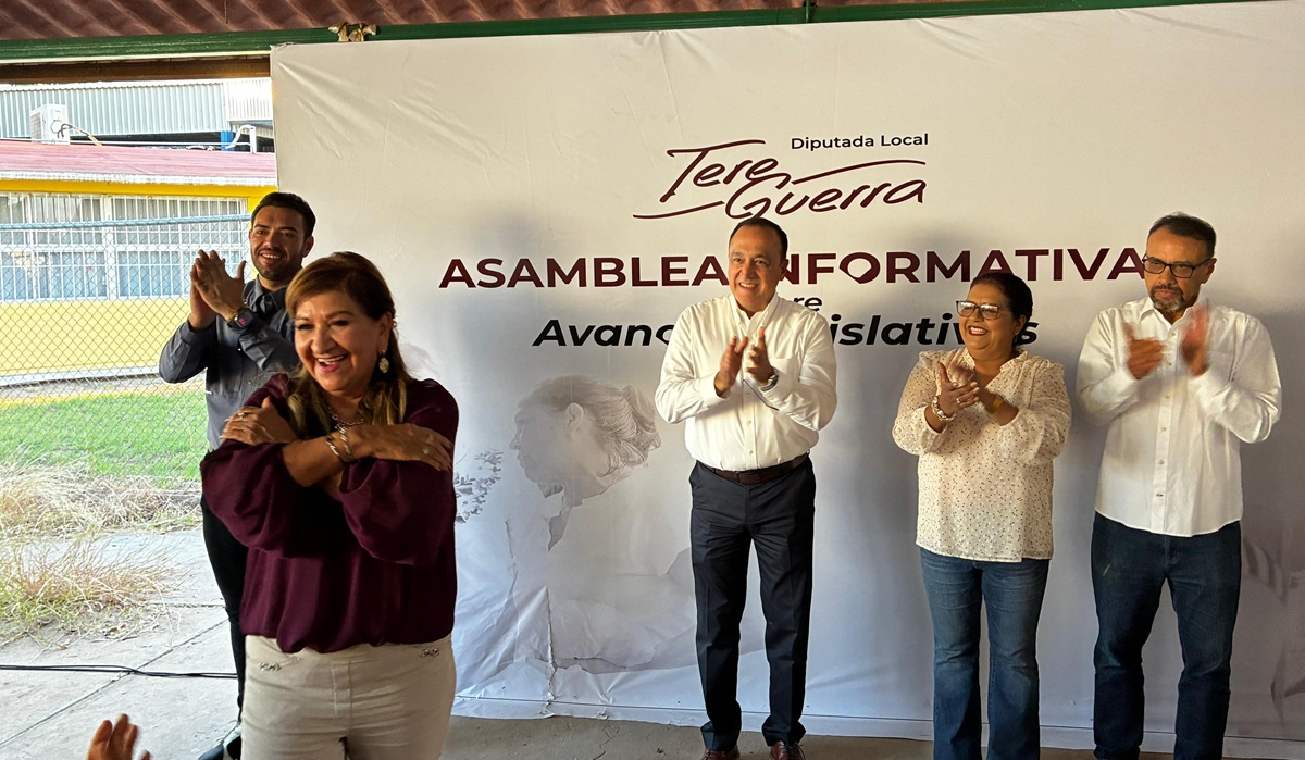 Diputados de Morena rinden informe de labores en el Ejido Mochis, Sinaloa