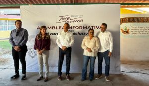 Diputados de Morena rinden informe de labores en el Ejido Mochis, Sinaloa