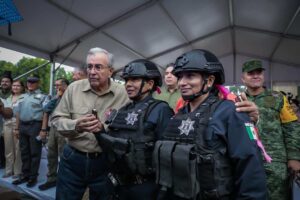 Rocha Moya con elementos de la PEP