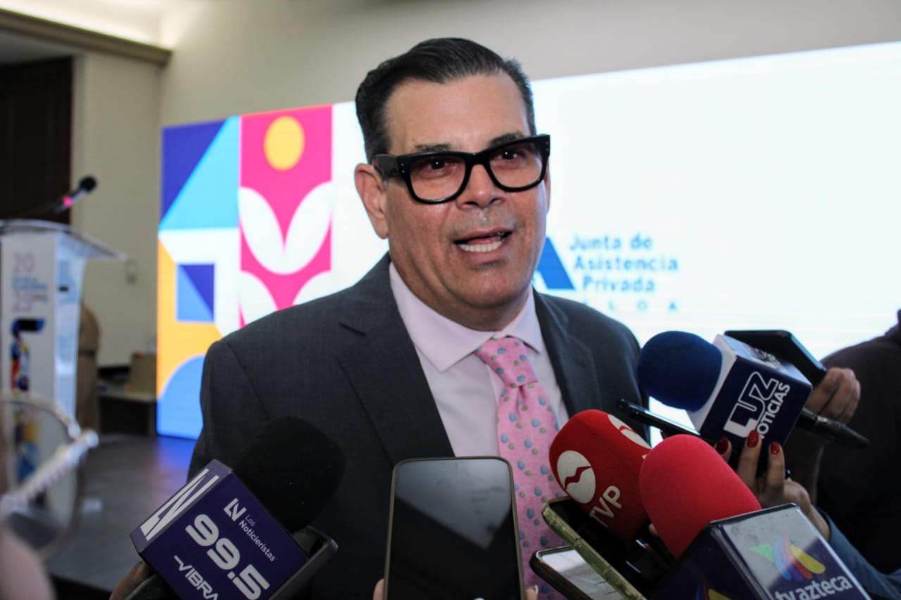 Roque Mascareño en el Día de la Filantropía en Mazatlán, Sin.