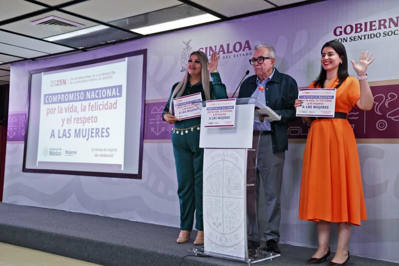 ruben rocha durante su participacion en la mañanera