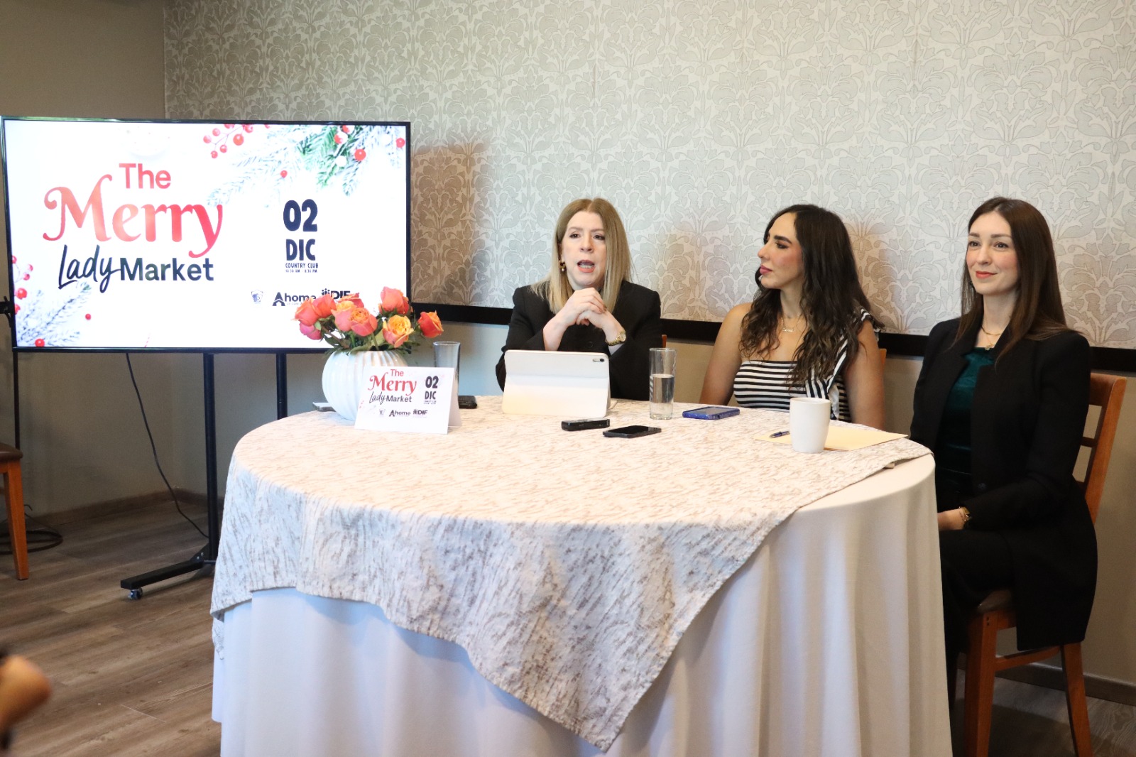 Rueda de prensa de The Merry Lady Market en Los Mochis