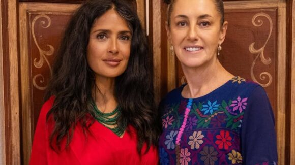 Claudia Sheinbaum relata su encuentro con Salma Hayek: ‘Una mujer muy echada para adelante’