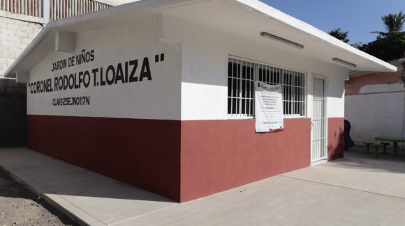 ¡Le hacen justicia! Entregan aula en el Jardín de Niños Rodolfo T. Loaiza; en Guasave, Sinaloa