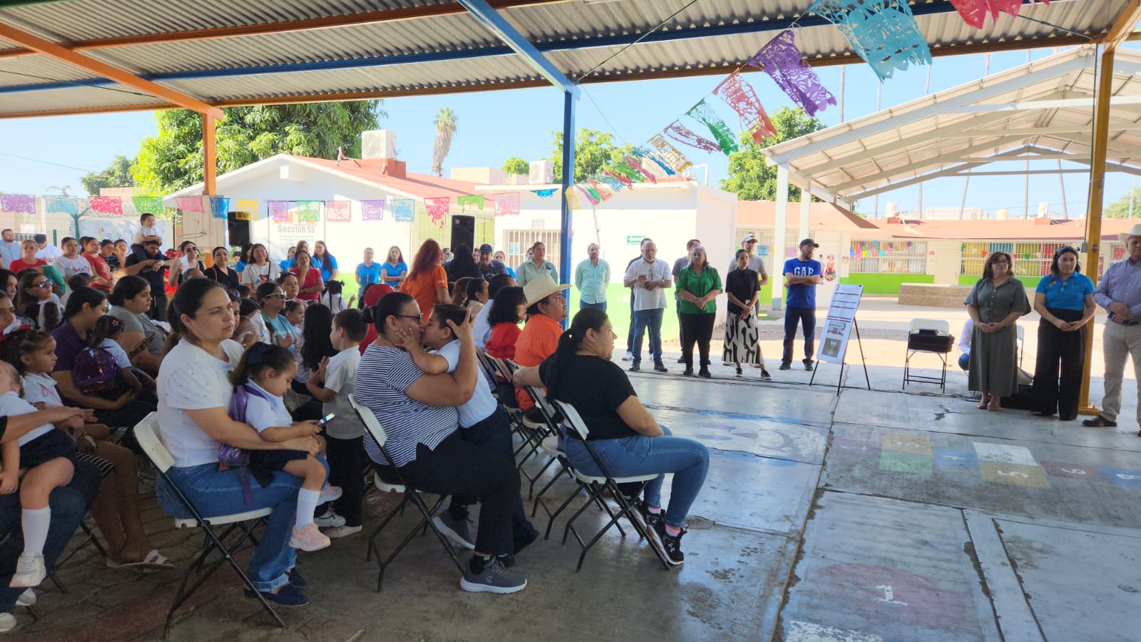 Entregan aula en el Jardín de Niños Rodolfo T. Loaiza; en Guasave