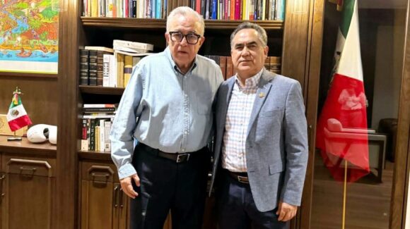 Se reúnen Rocha y Madueña para coordinar esfuerzos en la gestión para estabilizar las finanzas de la UAS