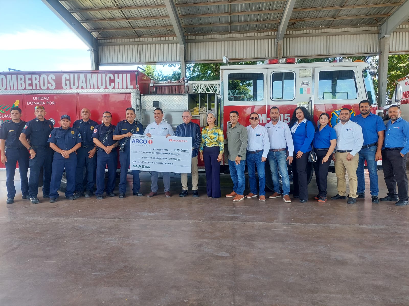 Segunda etapa de la colecta anual de Bomberos Guamúchil