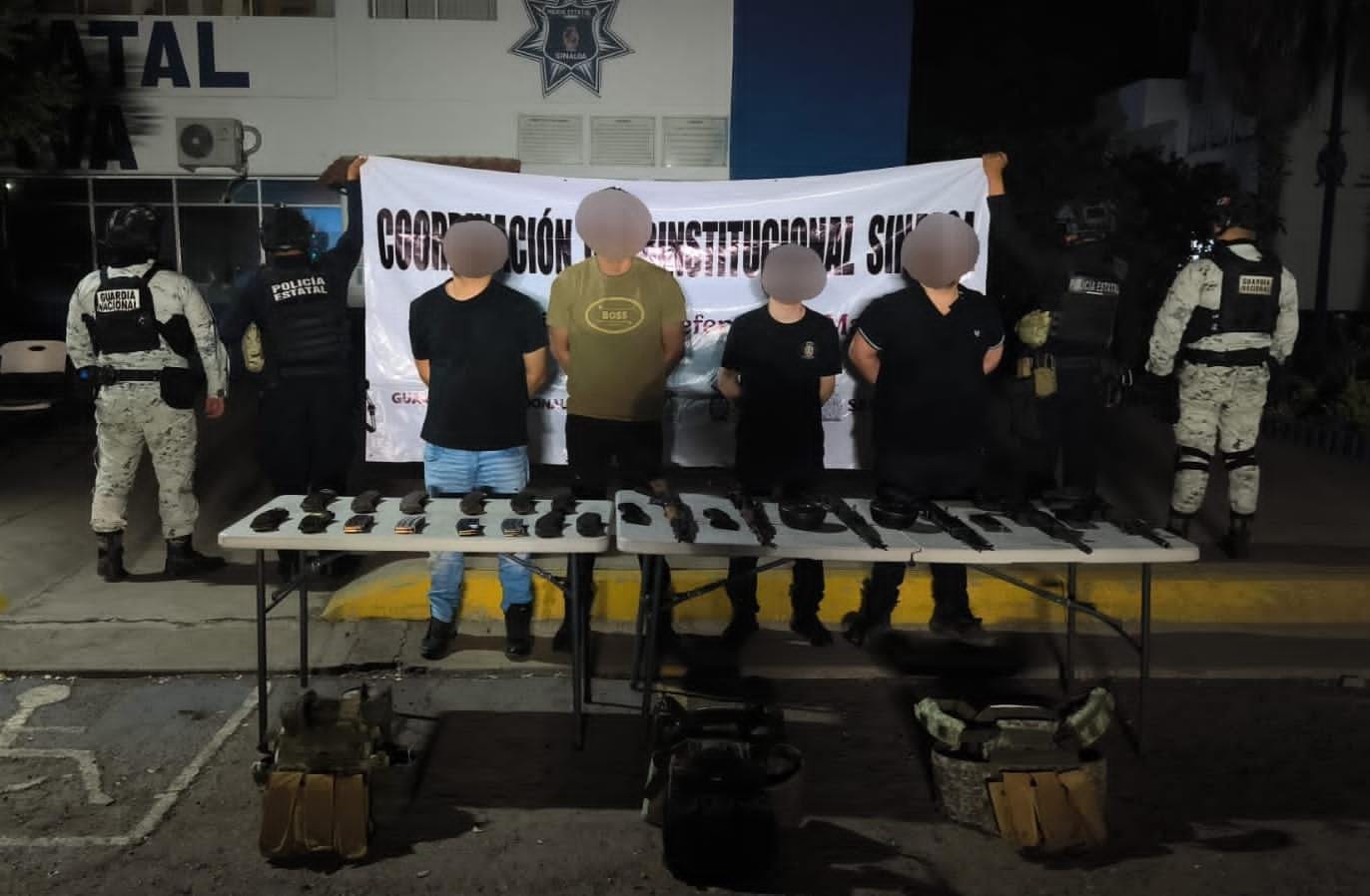Sicarios detenidos tras megaoperativo en Valle Alto y Stanza Toscana, Culiacán
