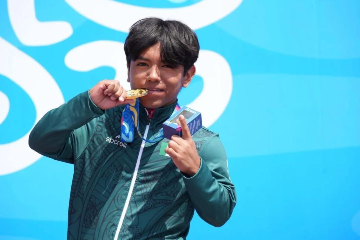 Sigi Cruz gana medalla de oro en la disciplina de impulso de bala F41