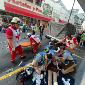 Simulacro en restaurante Panamá