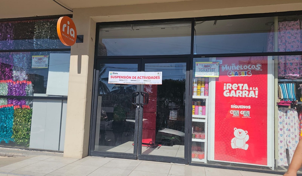 Suspenden temporalmente tienda Waldo's en La Cruz de Elota