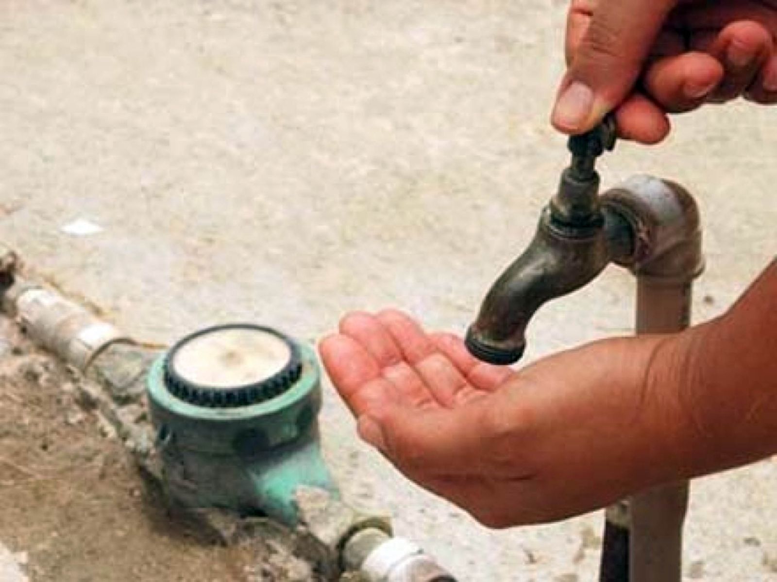 Suspensión del servicio de agua