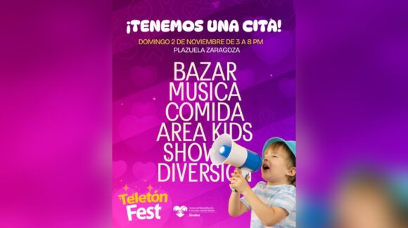 Teletón Fest llenará de música y solidaridad la Plazuela Zaragoza de Mazatlán, Sinaloa este domingo 2 de noviembre