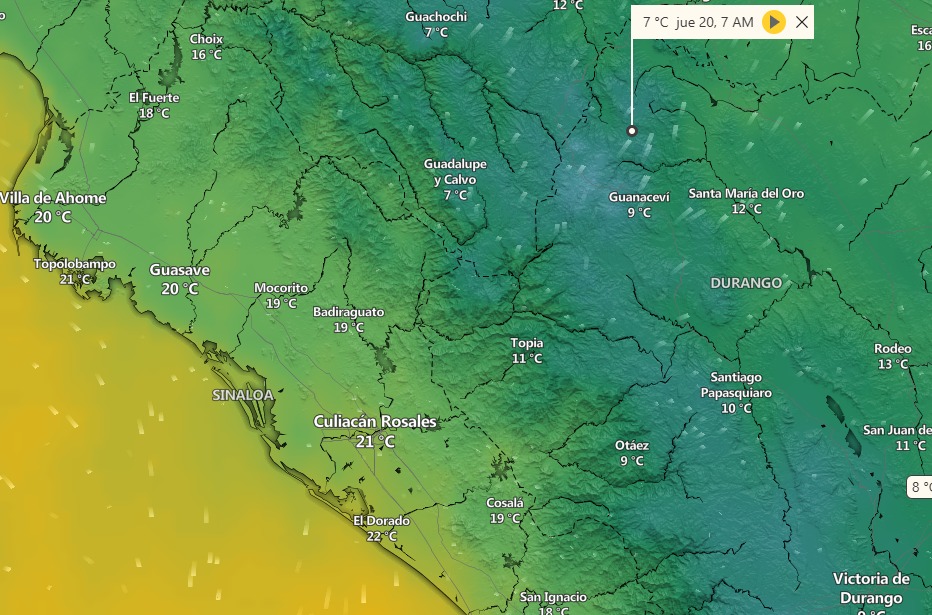 clima en sinaloa y el mundo
