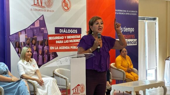 Diputada Tere Guerra destaca avances legislativos contra tipos de violencia en mujeres de Sinaloa