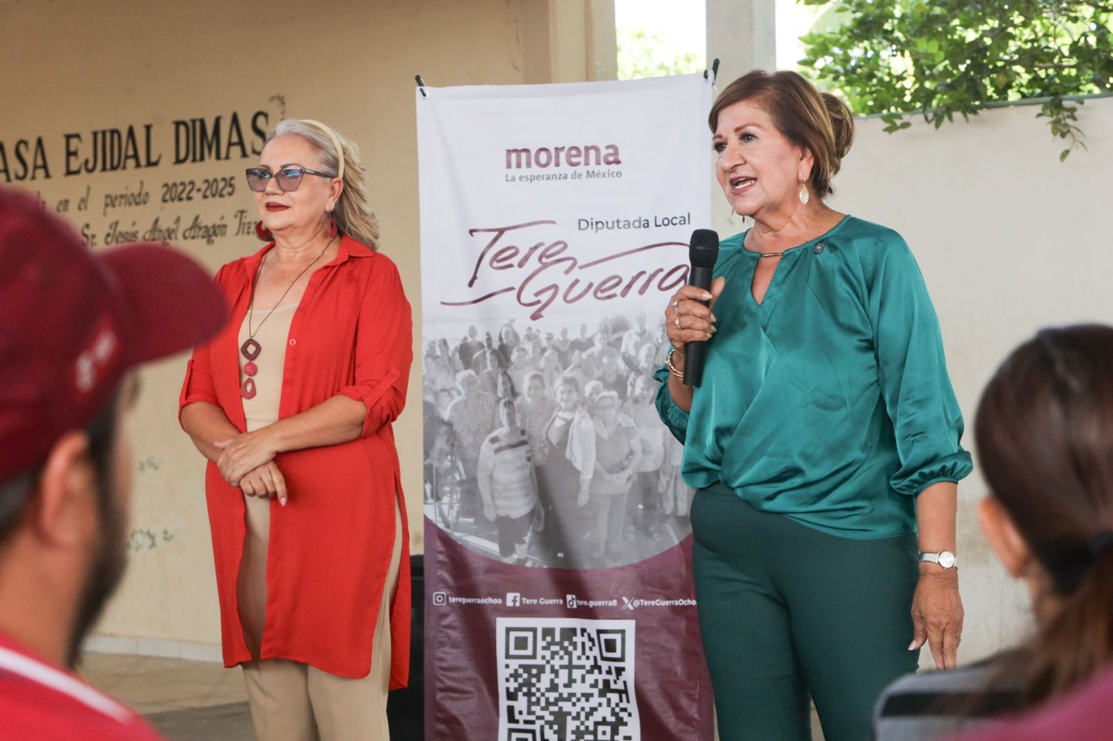 tere guerra en su recorrido por sinaloa