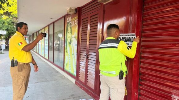 Clausura PC Ahome 5 negocios entre ellas una tienda Waldo’s por fallas del sistema contra incendios