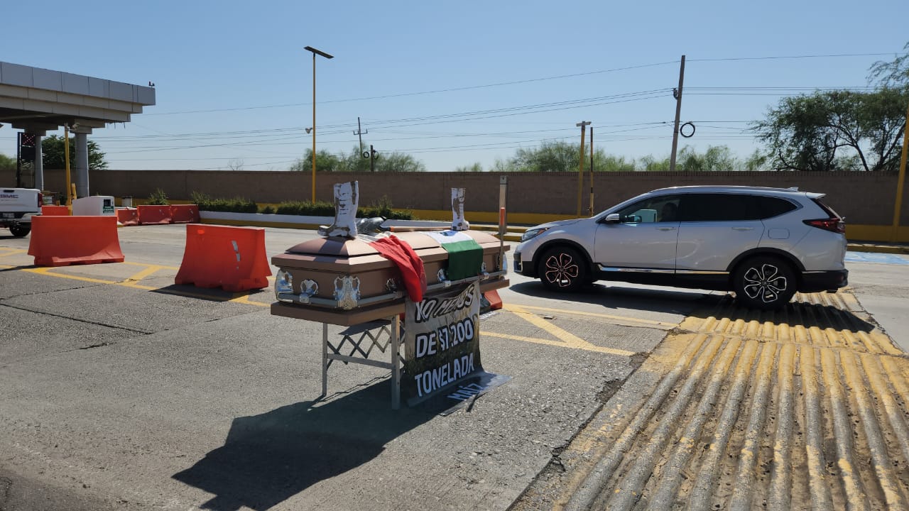 Toma de caseta Cuatro Caminos en Guasave