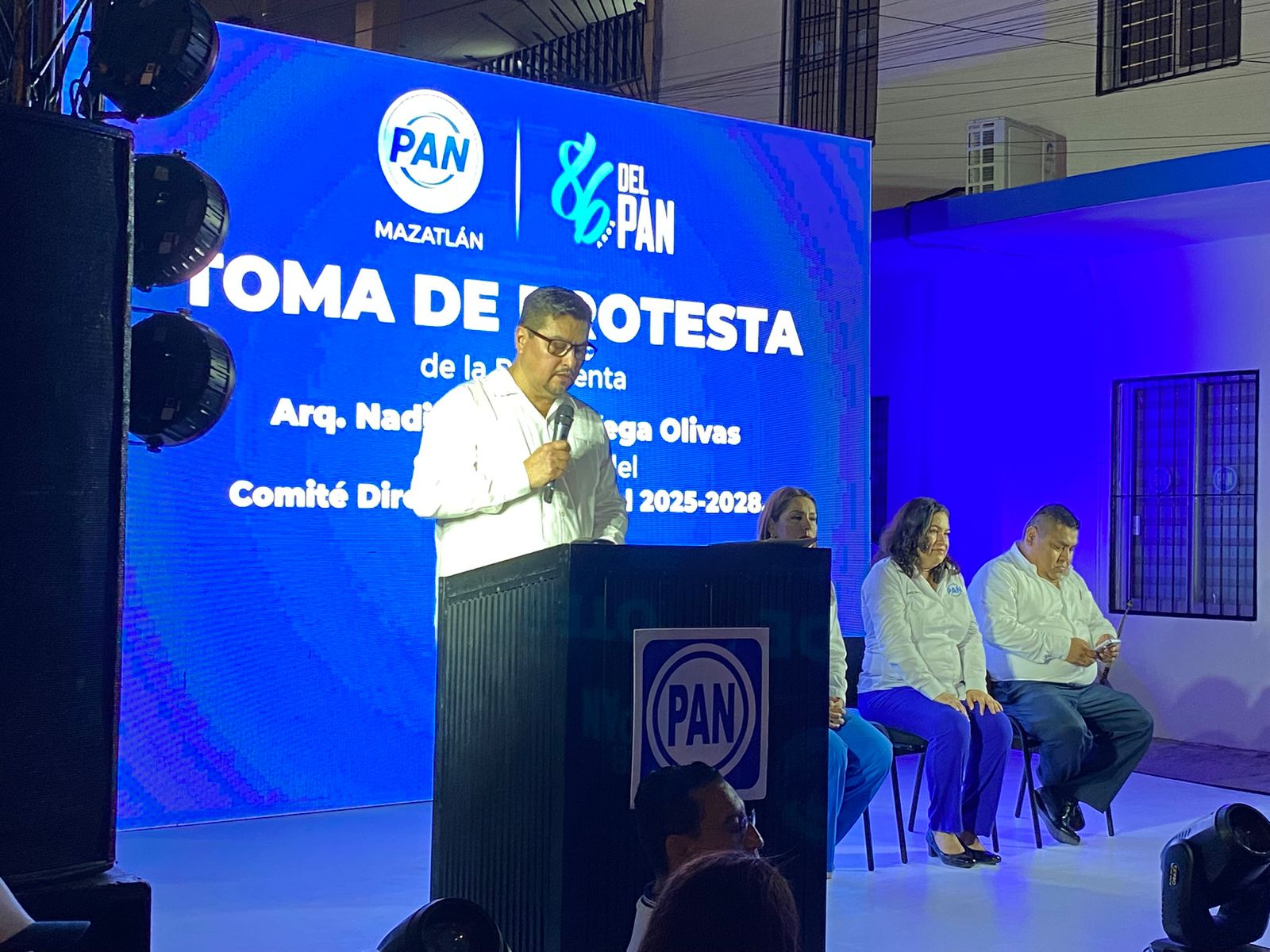 Toma de protesta para la presidencia del PAN en Mazatlán, Sinaloa