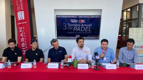 ¡Gana un auto! Invitan al 3er Torneo Anual de Padel en beneficio del Banco de Alimentos de Culiacán, Sinaloa