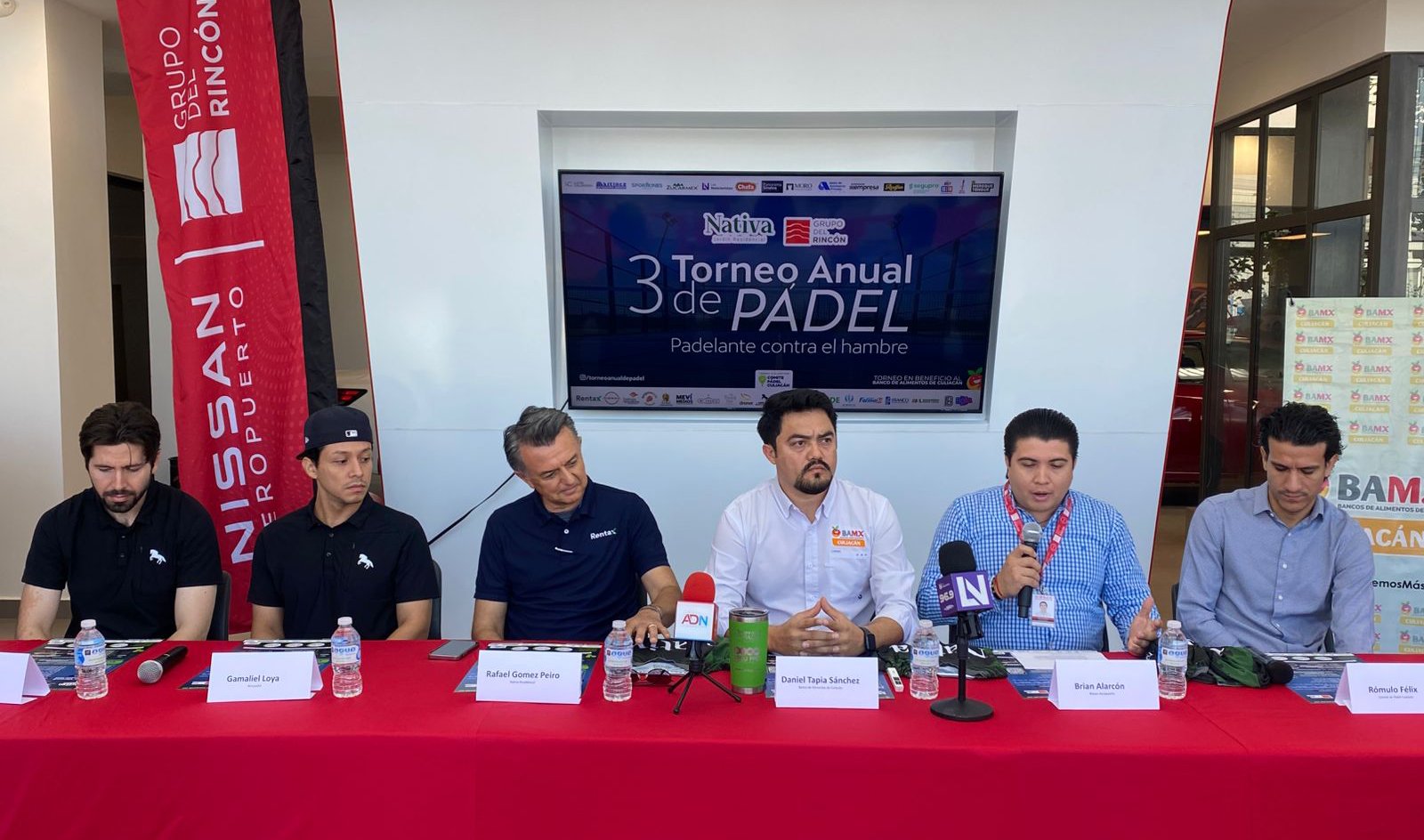 torneo de padel padelante sin hambre en culiacan conferencia