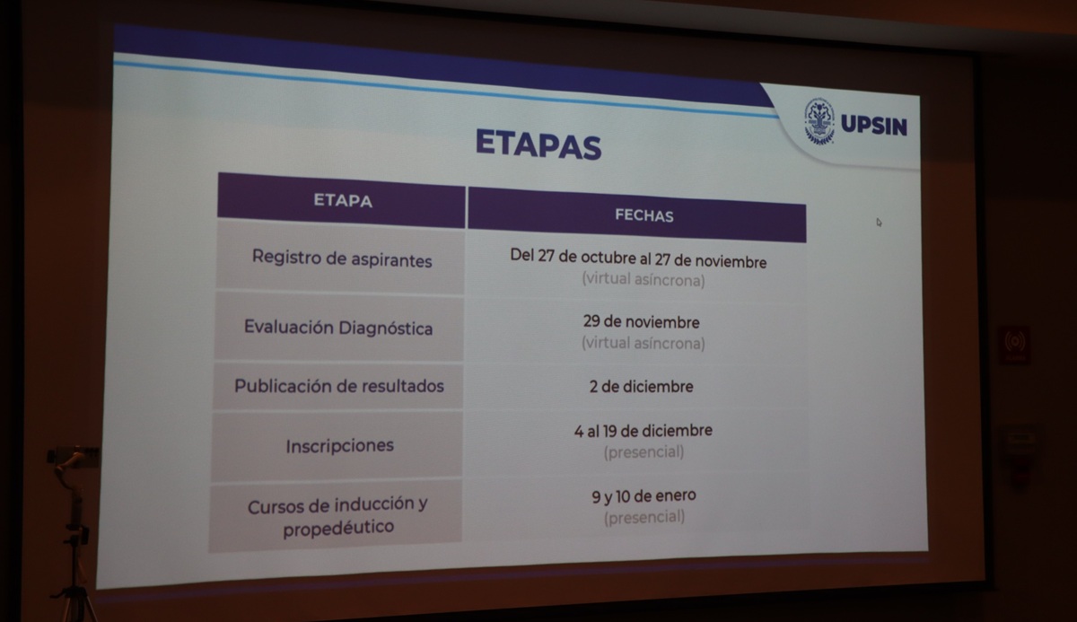 UPSIN Mazatlán presenta modalidad mixta para dos programas educativos