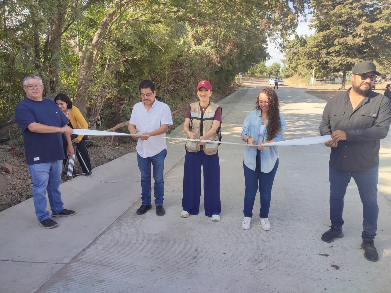 Inauguran la rehabilitación del vado Camino al Conchi en Mazatlán