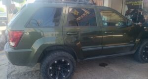 Vehículo asegurado en Culiacán, Sinaloa