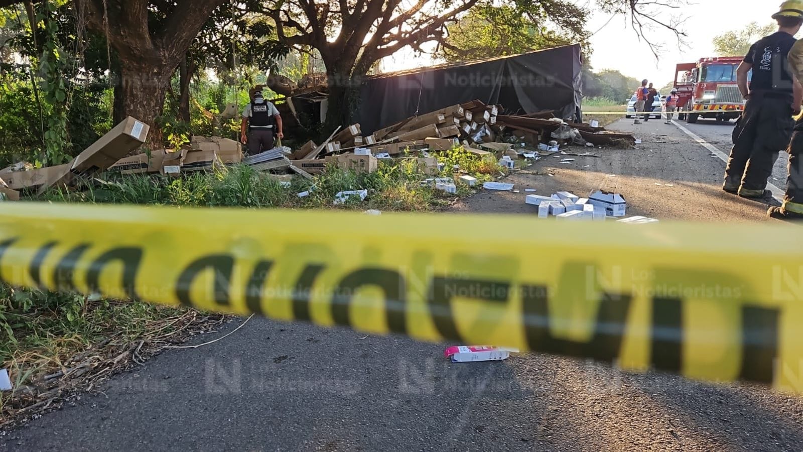 volcadura de camion en la maxipista culiacan mazatlan deja un fallecido