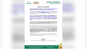 La Asociación de Productores y Empacadores Exportadores de Aguacate de México (APEAM, A.C.) 