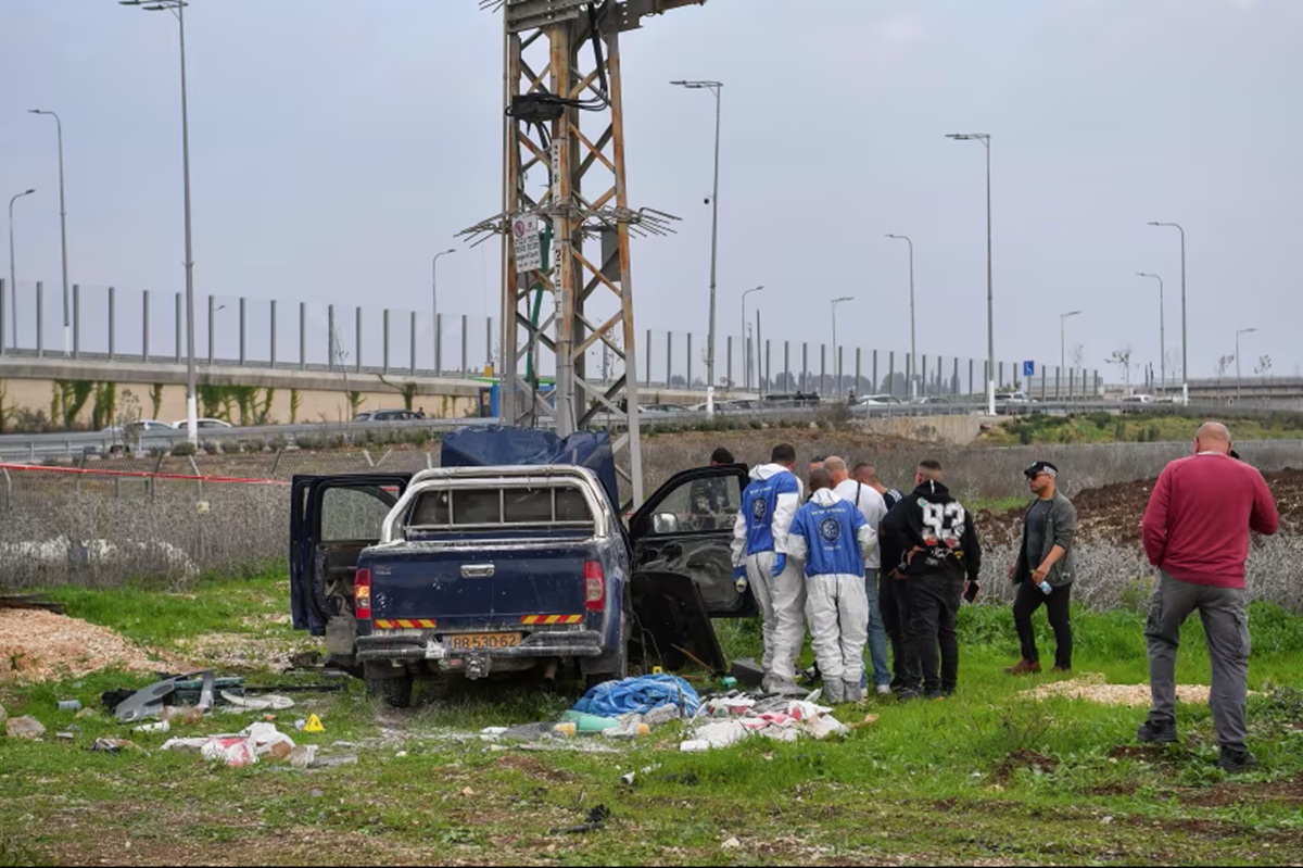 Ataque palestino a dos israelís