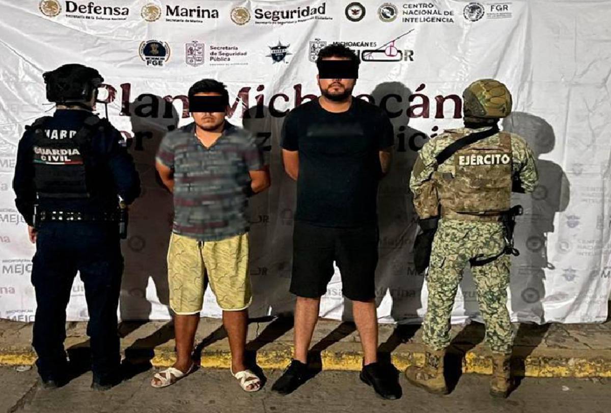 Autoridades detuvieron a 28 personas y aseguraron armas, vehículos y explosivos en Michoacán