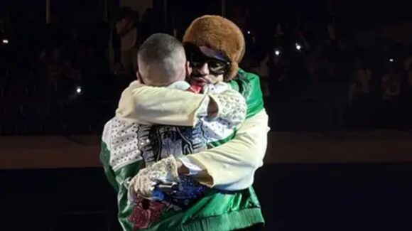 ¡Se acabó la pelea! J Balvin aparece como el último invitado sorpresa de Bad Bunny en CDMX, junto con Natanael Cano