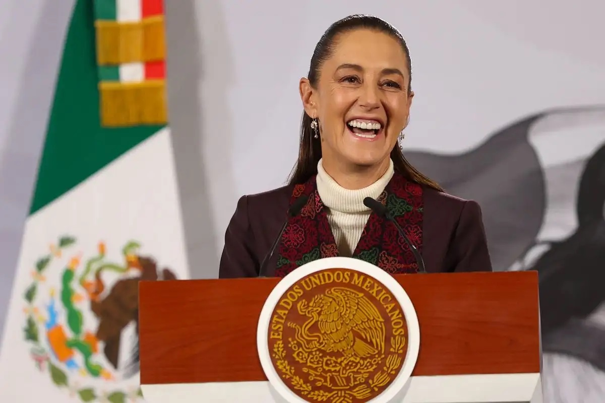Claudia Sheinbaum en "La Mañanera del Pueblo"
