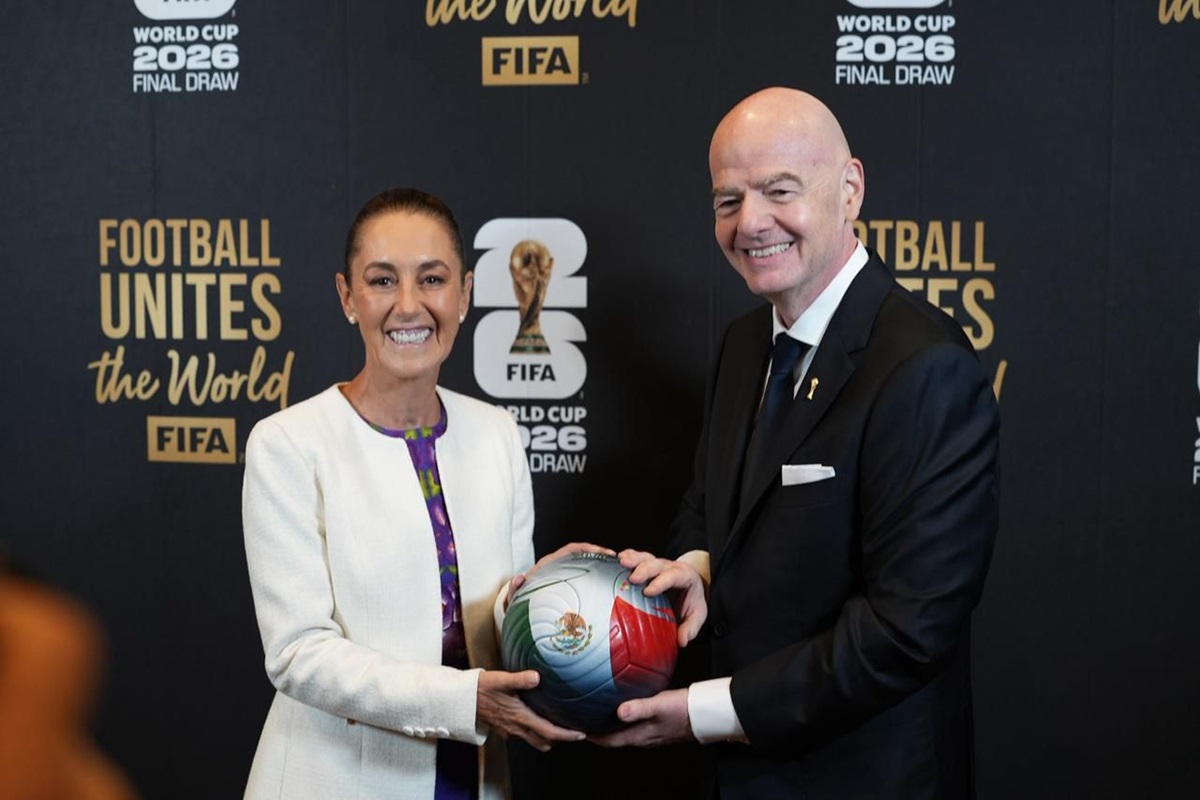 Claudia Sheinbaum en Sorteo de la Copa Mundial 2026
