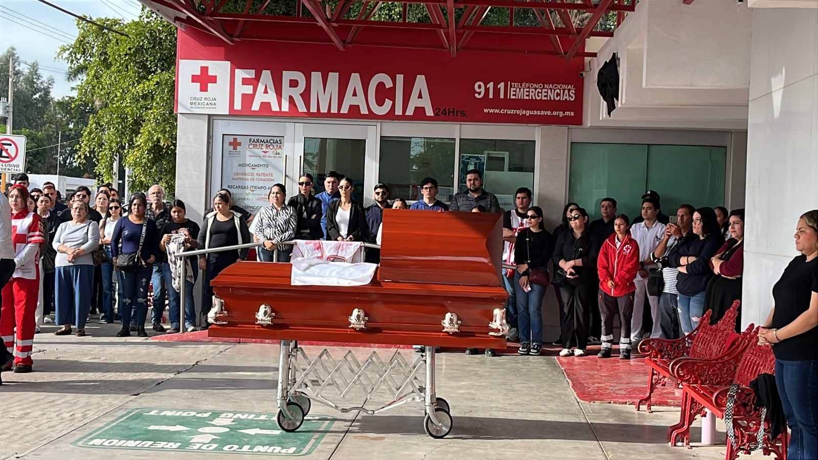 Cruz Roja Guasave, Sinaloa despide a José Alberto, paramédico que murió en accidente