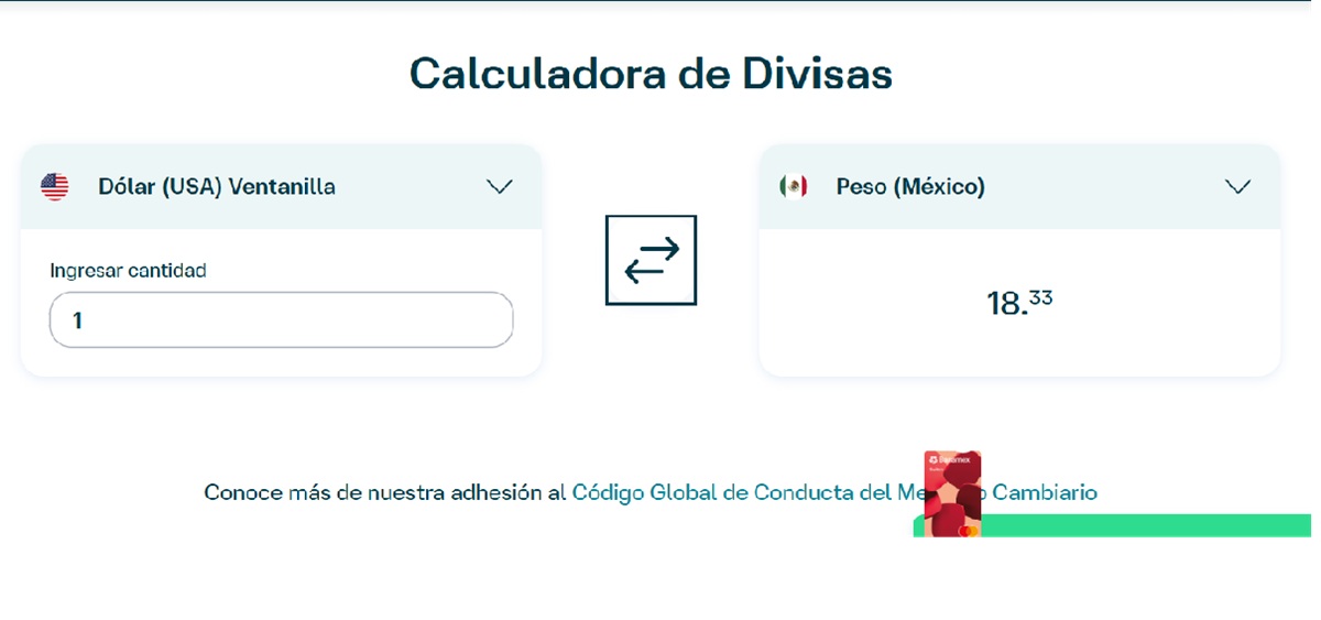 DOLAR BANAMEX 26 DIC 25