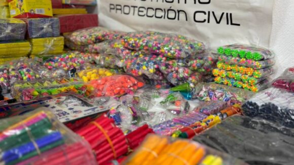 Decomisan más de 300 kilos de pirotecnia en el Metro de la CDMX