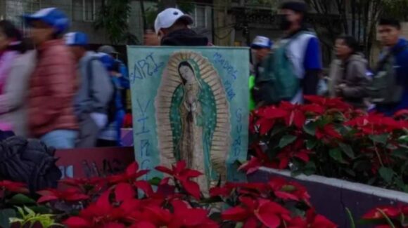 Día de la Virgen de Guadalupe;  cierres viales en CDMX por llegada masiva de peregrinos a la Basílica de Guadalupe