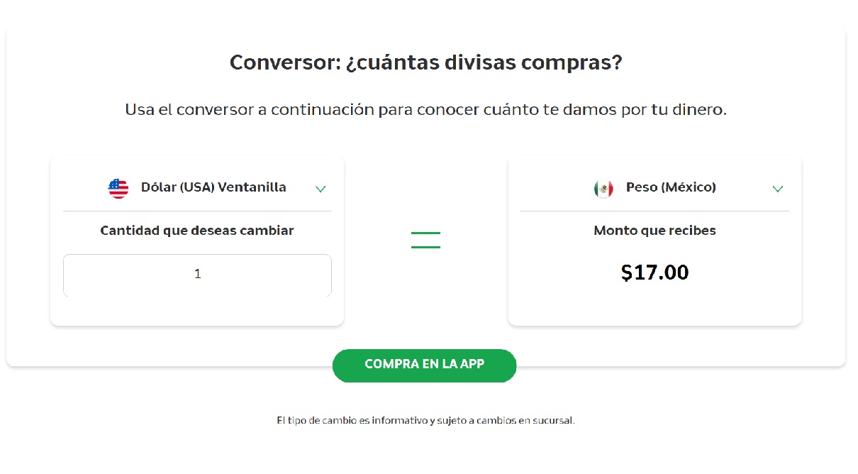 Dolar Banco Azteca 8 de diciembre