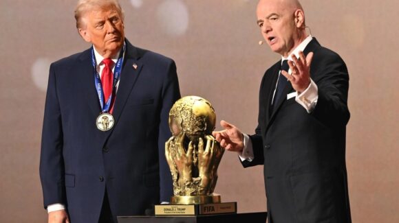 “Es uno de los honores más grandes que he obtenido en mi vida”, Donald Trump es galardonado con el nuevo “Premio FIFA de la Paz”, por Gianni Infantino