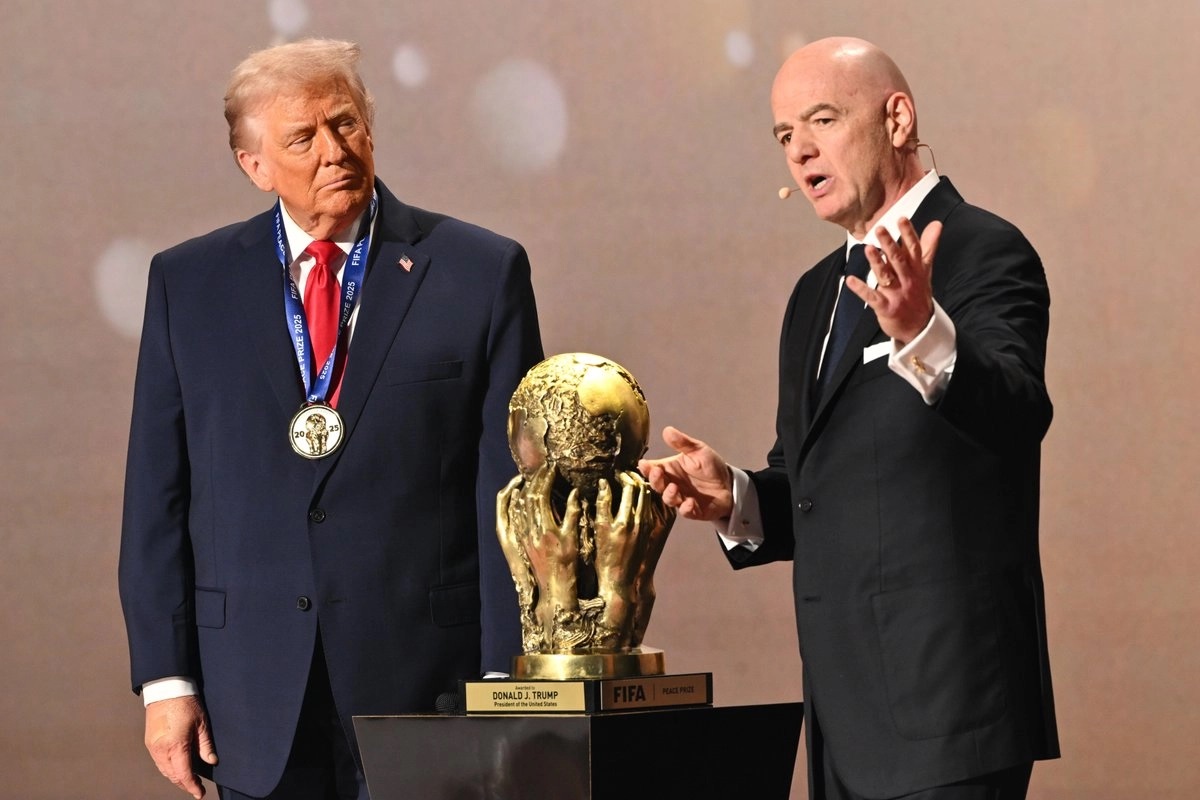 Donald Trump es galardonado con el Premio FIFA de la Paz