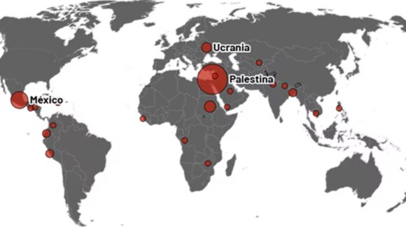 México es el segundo país más peligroso para los periodistas, solo después de Gaza