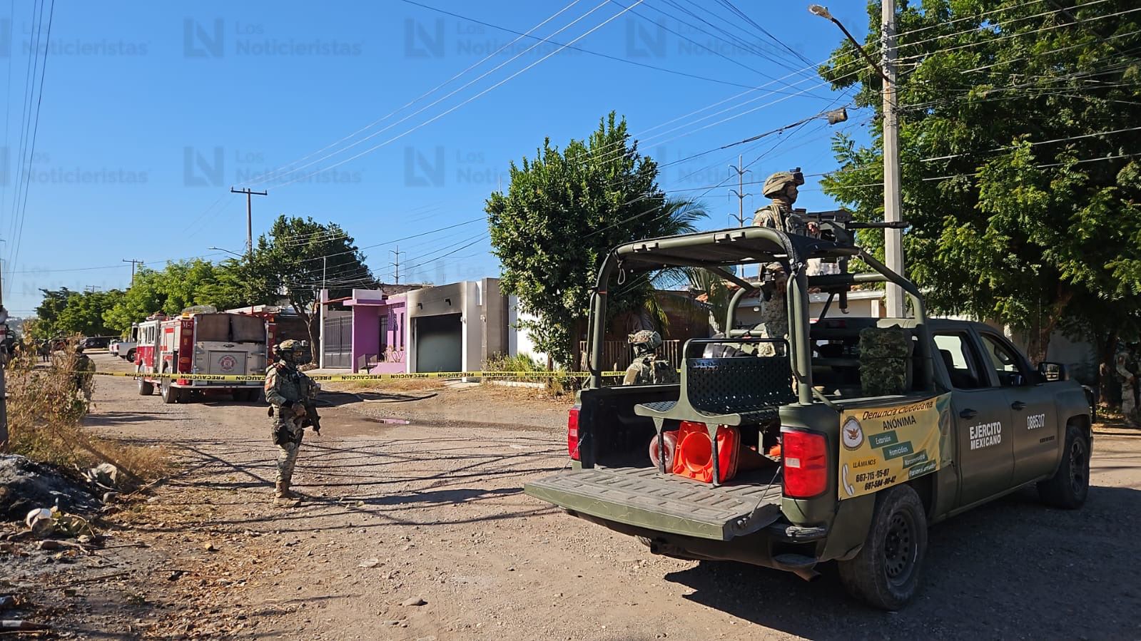 Vandalizan y queman casa y carro en la colonia Emiliano Zapata de culiacan