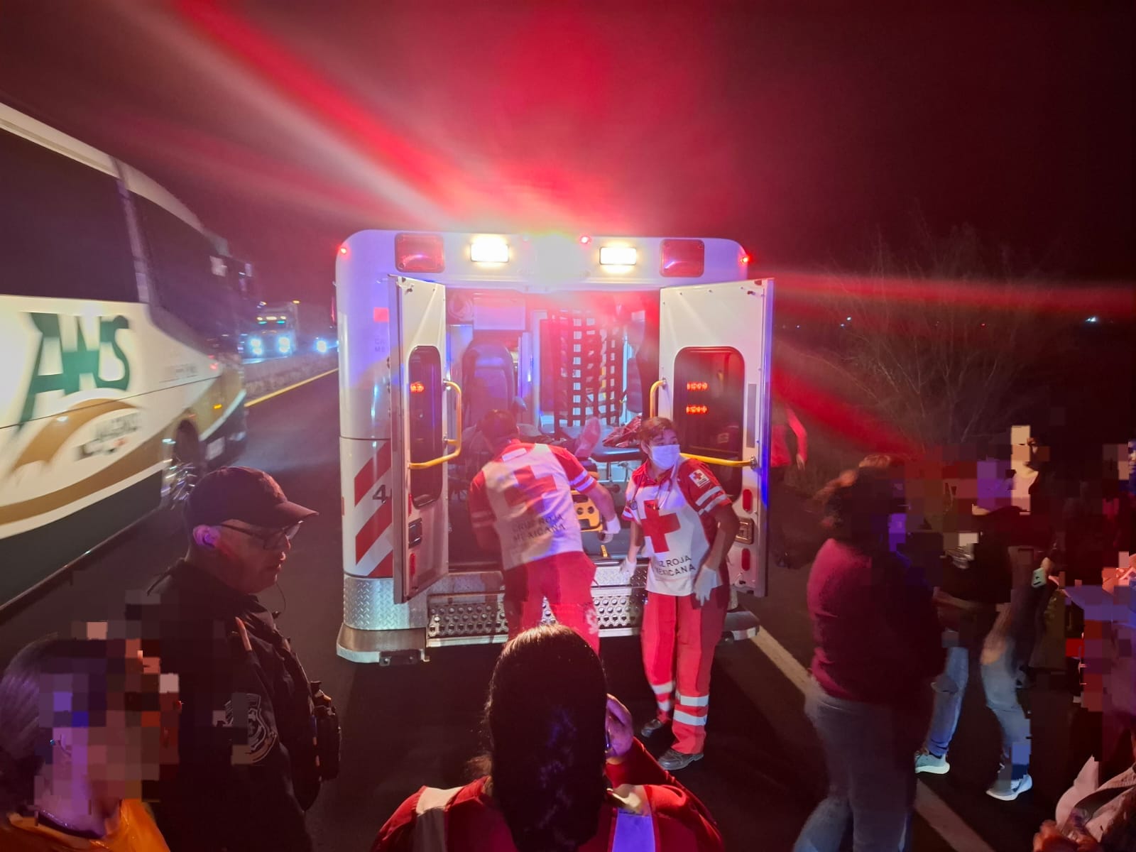 Accidente en la México 15, en Guasave, Sinaloa